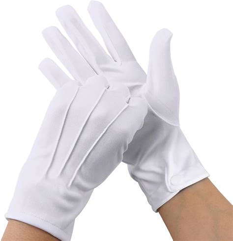 weiße Handschuhe für Herren 